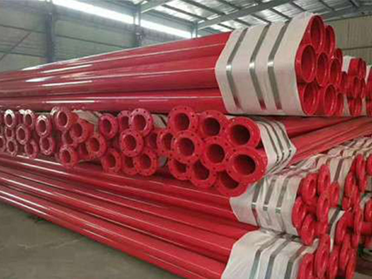 卡箍连接消防涂塑钢管