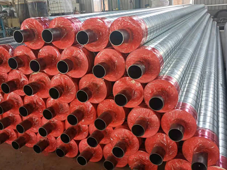 镀锌铁皮架空保温钢管